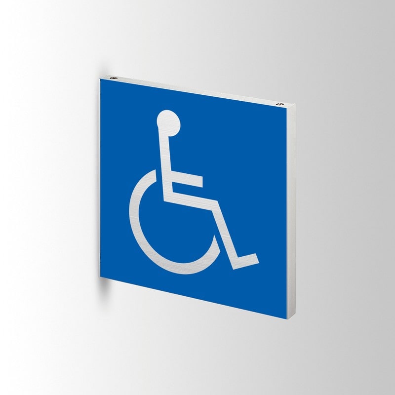 フジタ アルミプレート 正面型 FTY200 18-106 バリアフリートイレ 1個（ご注文単位1個）【直送品】