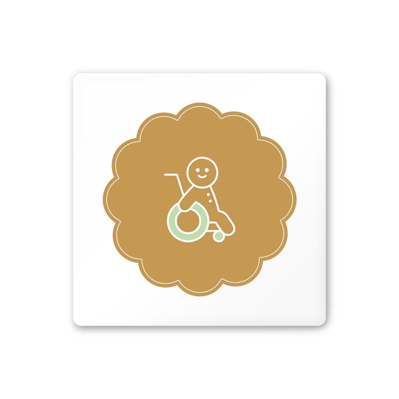 フジタ 飲食向Cookie A-MA1-0107バリアフリートイレ 平付型アクリル 1個（ご注文単位1個）【直送品】