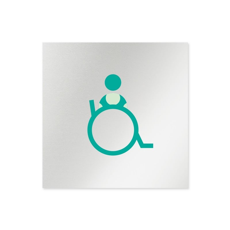 フジタ 飲食向Simple B-IM2-0121バリアフリートイレ1 平付型アルミ 1個（ご注文単位1個）【直送品】