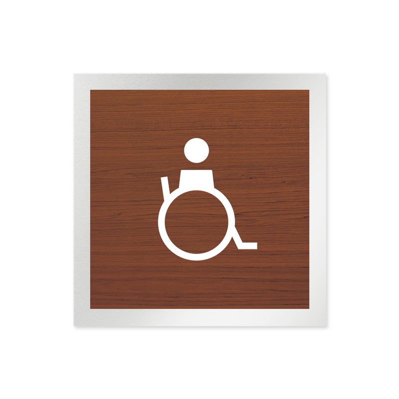 フジタ 飲食向Mokume B-IM1-0122バリアフリートイレ2 平付型アルミ 1個（ご注文単位1個）【直送品】