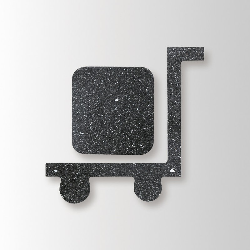 フジタ シェル立体ピクト正面型 HTB200_10倉庫 1個（ご注文単位1個）【直送品】