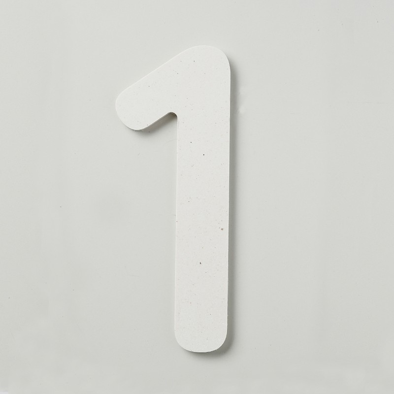 フジタ シェル立体階数表示 HTW150_1 1個（ご注文単位1個）【直送品】