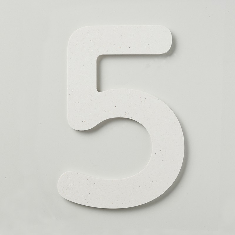 フジタ シェル立体階数表示 HTW150_5 1個（ご注文単位1個）【直送品】