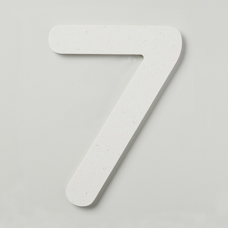 フジタ シェル立体階数表示 HTW150_7 1個（ご注文単位1個）【直送品】