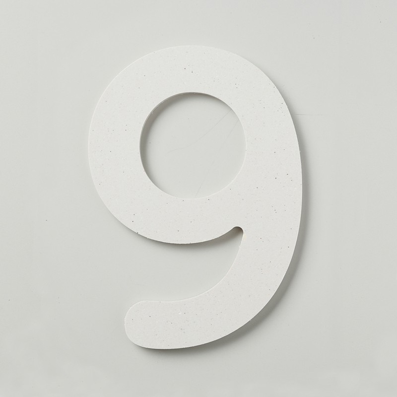 フジタ シェル立体階数表示 HTW150_9 1個（ご注文単位1個）【直送品】