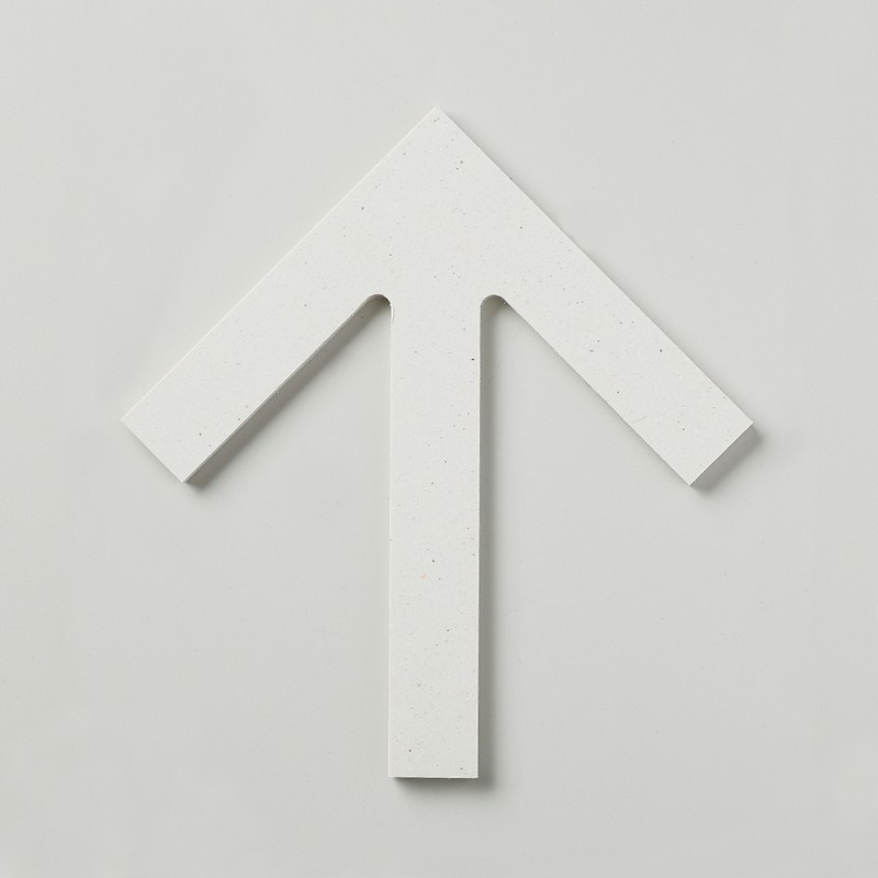 フジタ シェル立体階数表示 HTW150_矢印 1個（ご注文単位1個）【直送品】