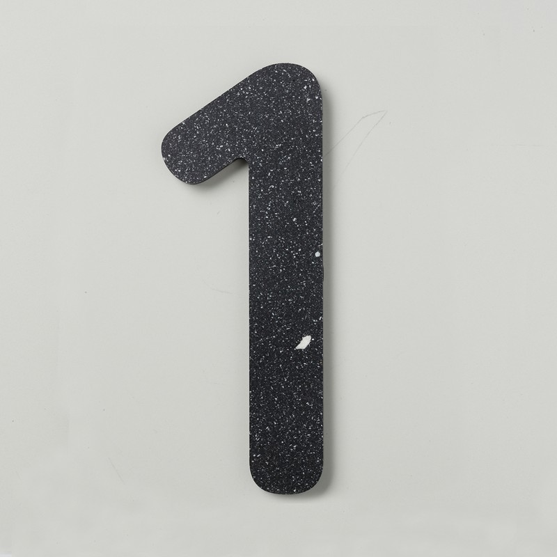 フジタ シェル立体階数表示 HTB150_1 1個（ご注文単位1個）【直送品】