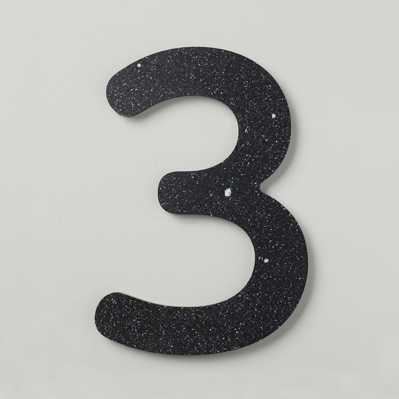 フジタ シェル立体階数表示 HTB150_3 1個（ご注文単位1個）【直送品】