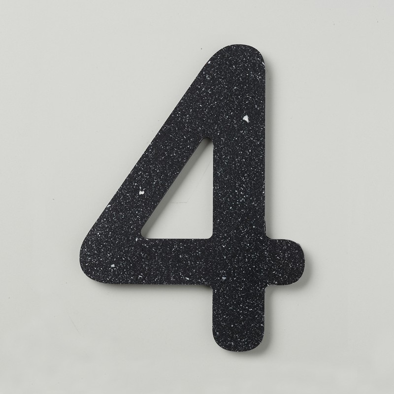 フジタ シェル立体階数表示 HTB150_4 1個（ご注文単位1個）【直送品】