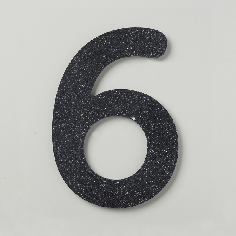 フジタ シェル立体階数表示 HTB150_6 1個（ご注文単位1個）【直送品】