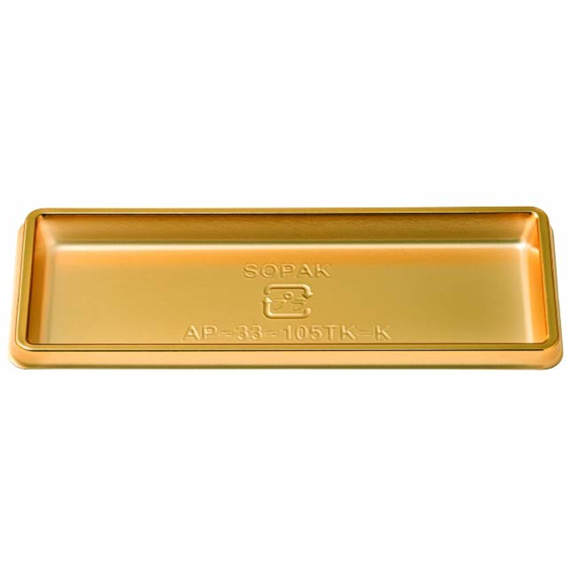 木村アルミ箔 AP-33-105TK-Kゴールド 100枚／1袋（ご注文単位5袋）【直送品】