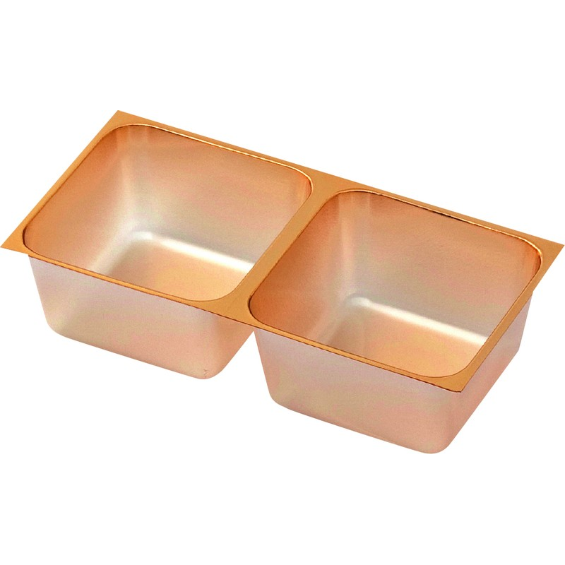 木村アルミ箔 2ヶ ゴールド 100枚／1袋（ご注文単位4袋）【直送品】