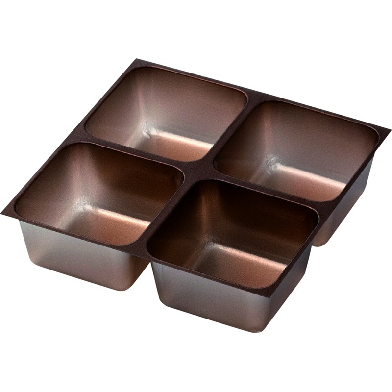 木村アルミ箔 4ヶ マロン 100枚／1袋（ご注文単位2袋）【直送品】