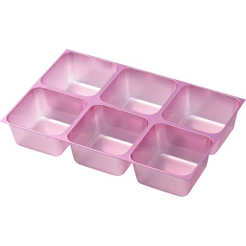 木村アルミ箔 6ヶ ローズピンク 100枚／1袋（ご注文単位1袋）【直送品】