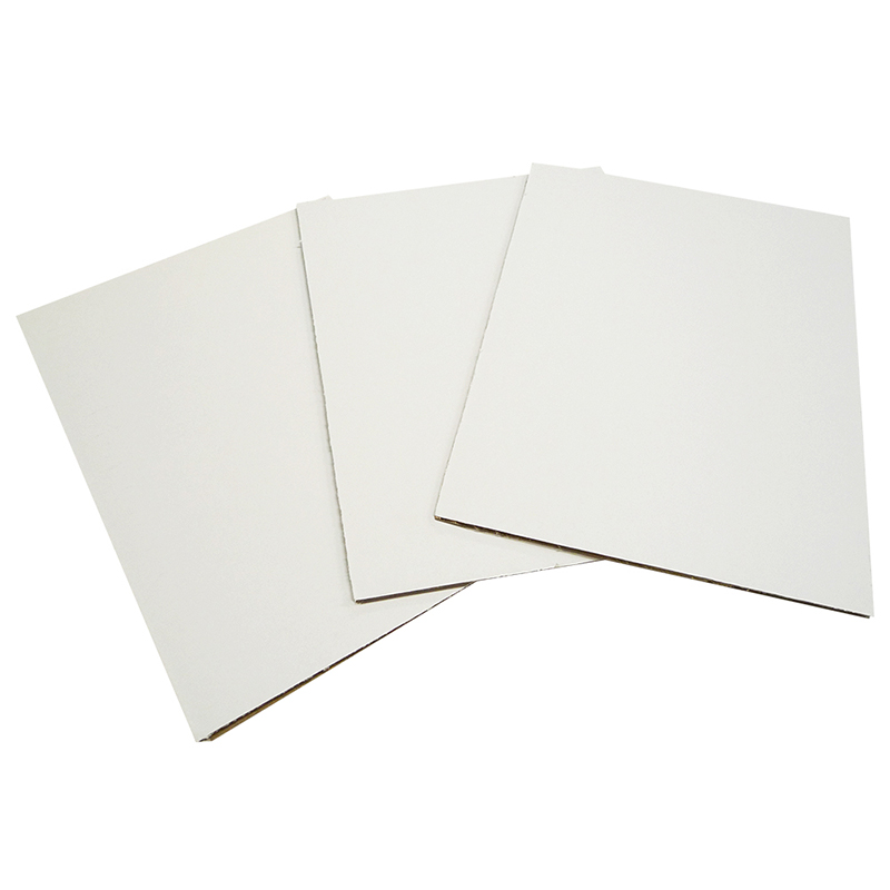 板ダンボール 片面白 120×90cm 5mm 20枚入 1セット(ご注文単位1セット)【直送品】