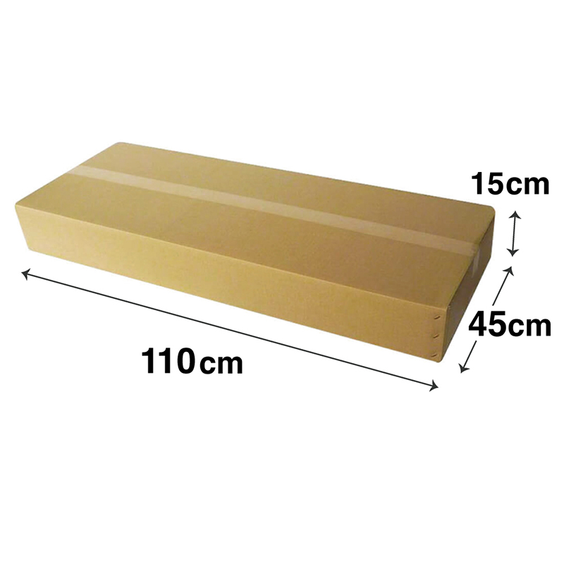 180サイズダンボール 10枚入 110×45×15cm 1セット(ご注文単位1セット)【直送品】