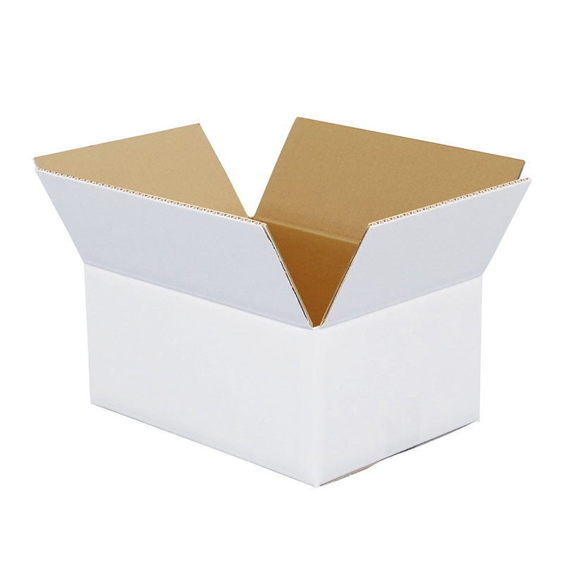 80サイズ白ダンボール 50枚入 32×23×15cm 1セット（ご注文単位1セット）【直送品】