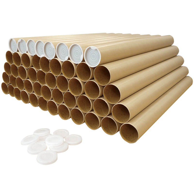 紙管 紙筒 丸筒 A1 50本入 ポスターカレンダー 1セット（ご注文単位1セット）【直送品】