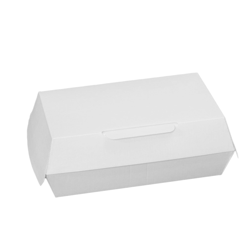 テイクアウト フードボックス 白 200枚入 間口188×114mm 1セット（ご注文単位1セット）【直送品】