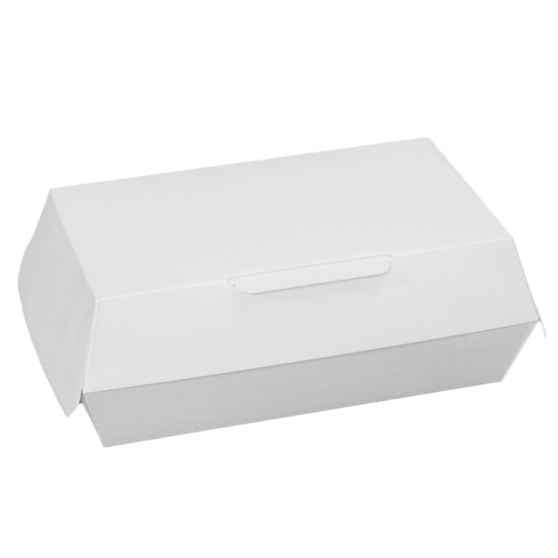 テイクアウト フードボックス 白 200枚入 間口210×127mm 1セット（ご注文単位1セット）【直送品】