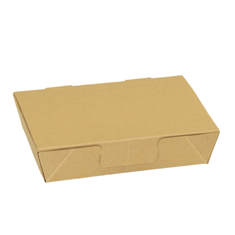 テイクアウト フードボックス 茶 400枚入 間口159×115mm 1セット(ご注文単位1セット)【直送品】