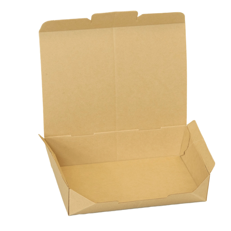 テイクアウト フードボックス 茶 400枚入 間口159×115mm 1セット(ご注文単位1セット)【直送品】