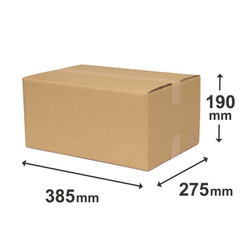 底面B4 100サイズ ダンボール 10枚入 38.5×27.5×19cm 1セット(ご注文単位1セット)【直送品】