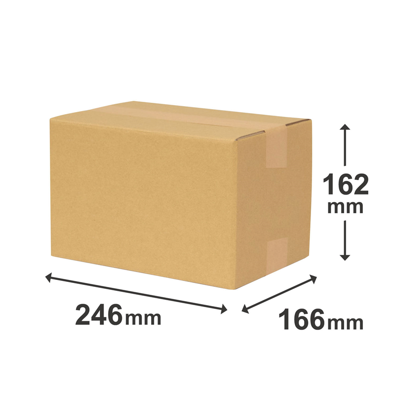 底面A5 60サイズ ダンボール 30枚入 24.6×16.6×16.2cm 1セット（ご注文単位1セット）【直送品】