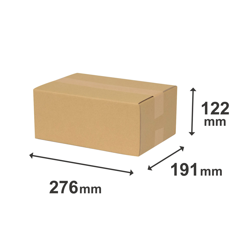 底面B5 60サイズ ダンボール 30枚入 27.6×19.1×12.2cm 1セット（ご注文単位1セット）【直送品】