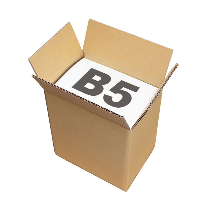 底面B5 80サイズ ダンボール 30枚入 27.5×19.5×32cm 1セット（ご注文単位1セット）【直送品】