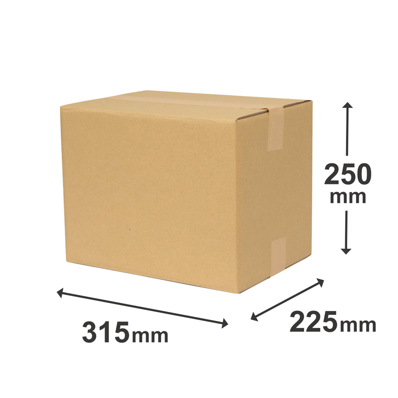 底面A4 80サイズ ダンボール 20枚入 31.5×22.5×25cm 1セット（ご注文単位1セット）【直送品】