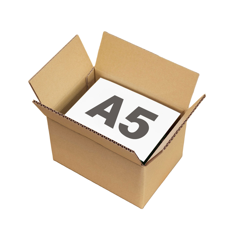 底面A5 60サイズ ダンボール 30枚入 25×18×16.3cm 1セット（ご注文単位1セット）【直送品】