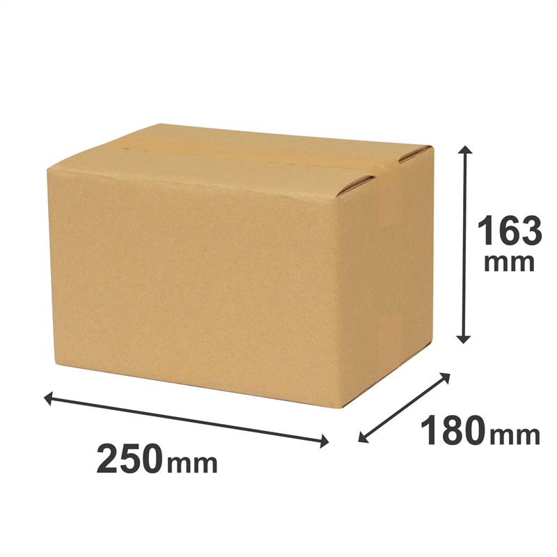 底面A5 60サイズ ダンボール 30枚入 25×18×16.3cm 1セット（ご注文単位1セット）【直送品】