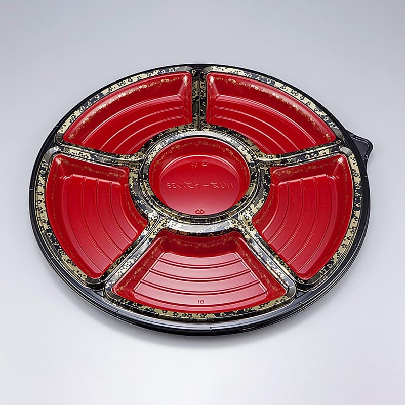 シーピー化成 オードブル容器 NUオードブル 本体 38 山中 10枚/袋（ご注文単位1袋）【直送品】