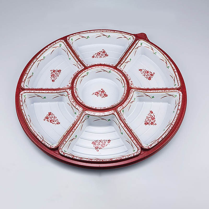 シーピー化成 オードブル容器 NUオードブル 本体 40 赤伊万里 10枚/袋（ご注文単位1袋）【直送品】