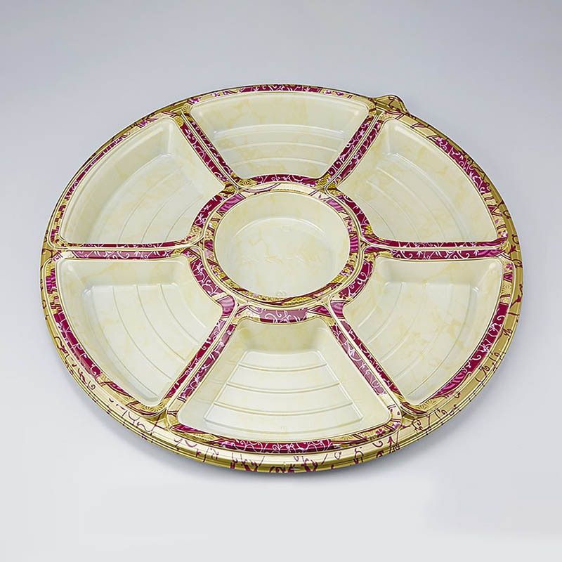 シーピー化成 オードブル容器 NUオードブル 本体 40 バロックW 10枚/袋（ご注文単位1袋）【直送品】