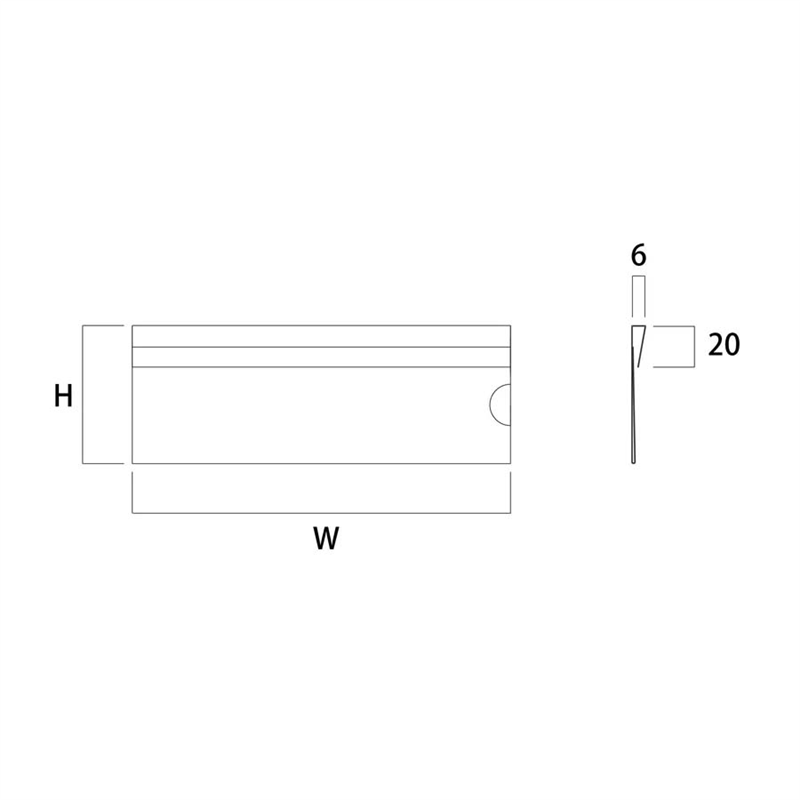 角フックカードケース PET0.4ｔ Ｂ7 1枚（ご注文単位10枚）【直送品】