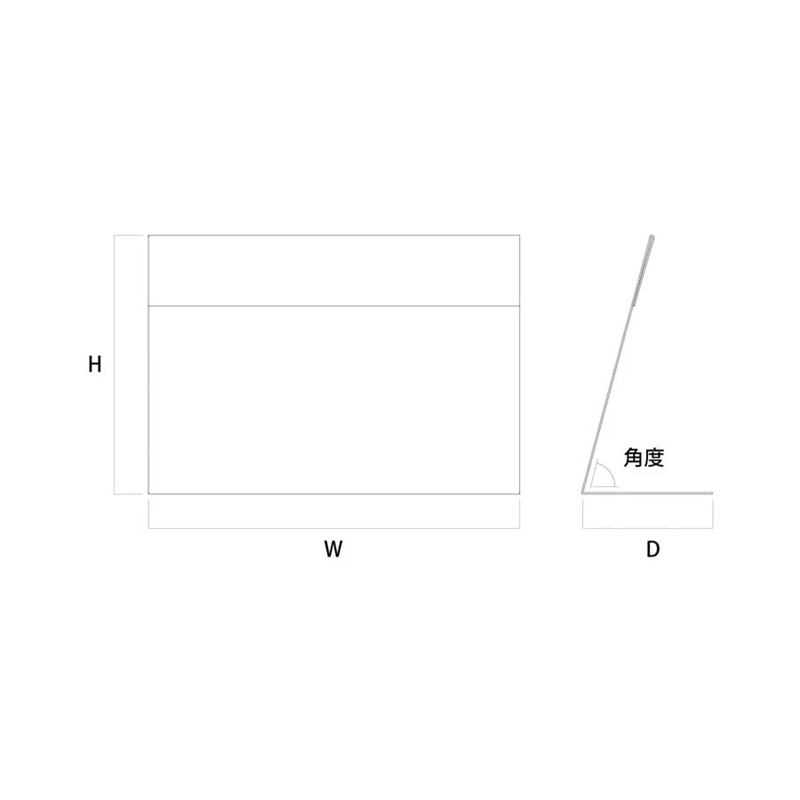 Ｌ型カードケース PET0.8ｔ Ｂ5 1枚（ご注文単位5枚）【直送品】