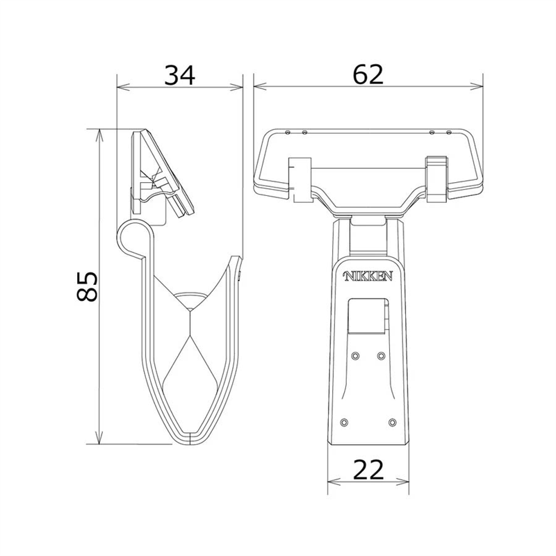 Ｍ－バインド オメガＬ85 ブラック 1本（ご注文単位5本）【直送品】