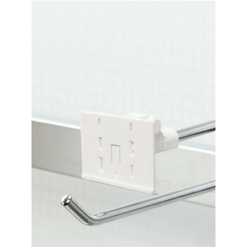 ＰＯＳプレートφ6用 ホワイト Ｗ51×Ｈ32 1本（ご注文単位10本）【直送品】