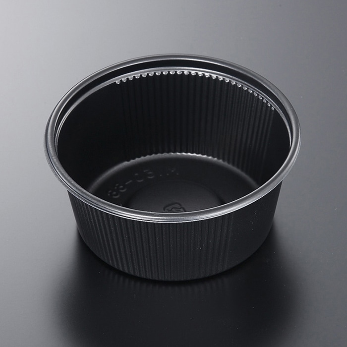 中央化学 丼容器 SDキャセロ 本体 M150-66 BK 50枚/袋(ご注文単位8袋)【直送品】