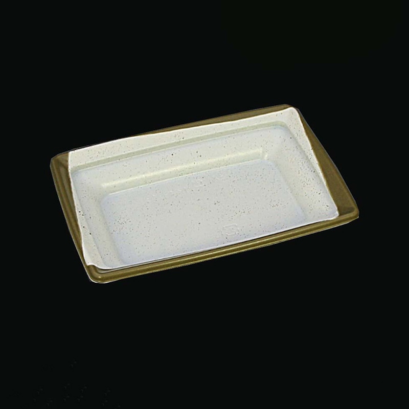 中央化学 惣菜容器 CT沙楽 IK18-13 睦DBR 身 50枚/袋（ご注文単位8袋）【直送品】