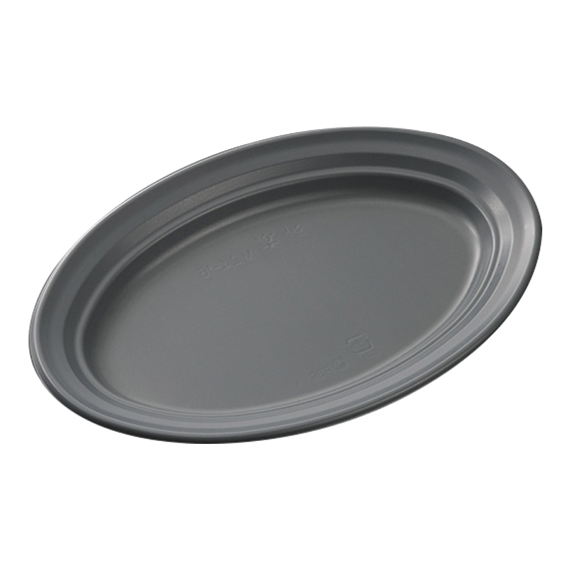 中央化学 惣菜・軽食容器 CT沙楽 M24-16 グレー 身 50枚/袋（ご注文単位4袋）【直送品】