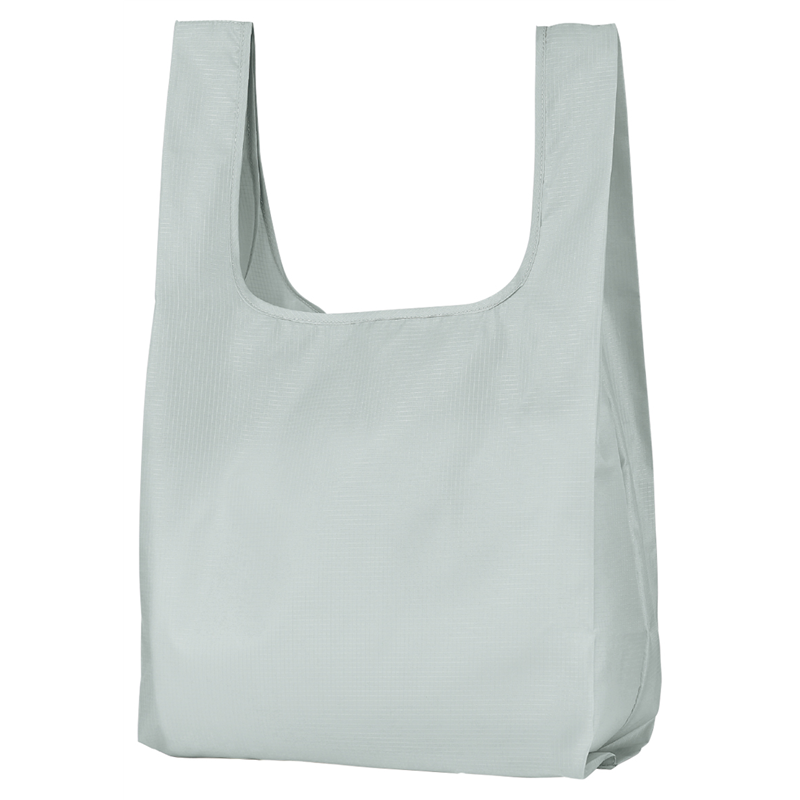 テントクロス折りたたみトート グレー 1個（ご注文単位10個）【直送品】