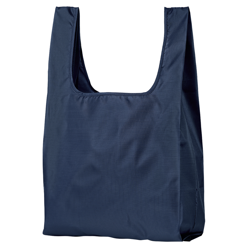 テントクロス折りたたみトート ネイビー 1個（ご注文単位10個）【直送品】