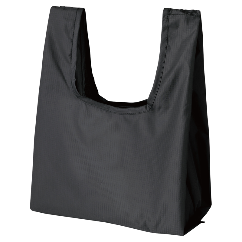 テントクロス折りたたみトートmini ブラック 1個（ご注文単位10個）【直送品】