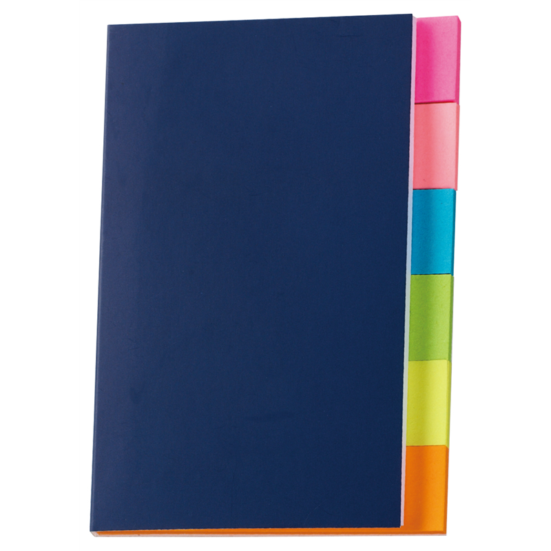 6+1付箋セット ネイビー 1個（ご注文単位10個）【直送品】