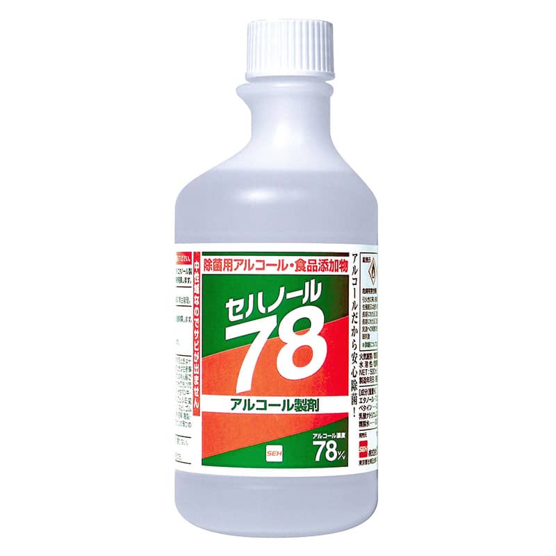大黒工業 セハノール78(除菌アルコール)交換ボトル500 （ご注文単位1本）【直送品】