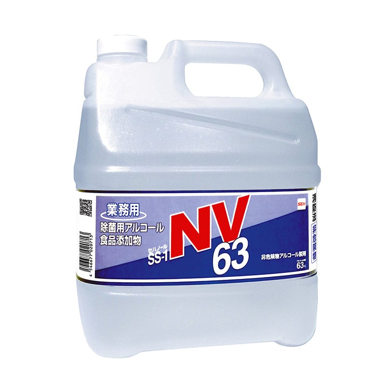 大黒工業 アルコール製剤 セハノール SS-1NV63 4L （ご注文単位1本）【直送品】