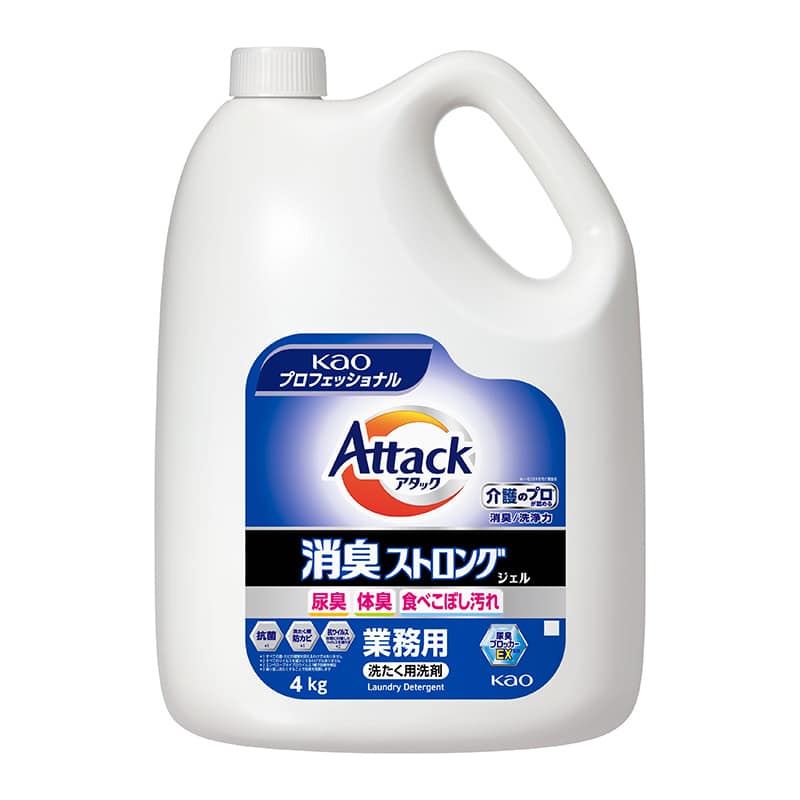 大黒工業 アタック 消臭ストロングジェル 業務用 4KG （ご注文単位1本）【直送品】